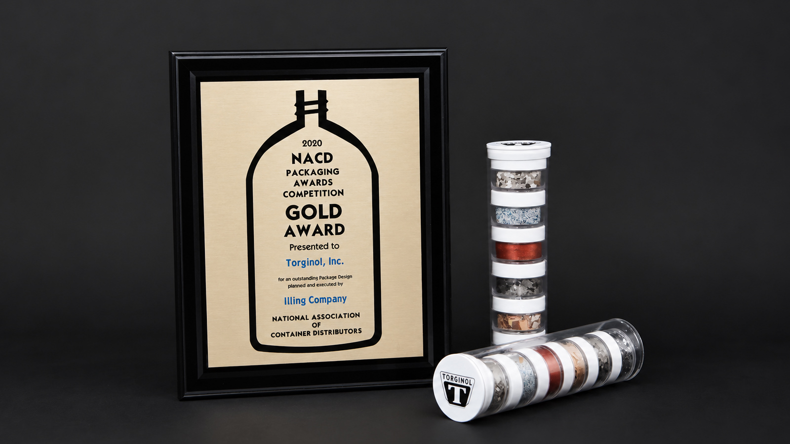 Torginol floor design sample kit — NACD 2020 Gold award-winning package