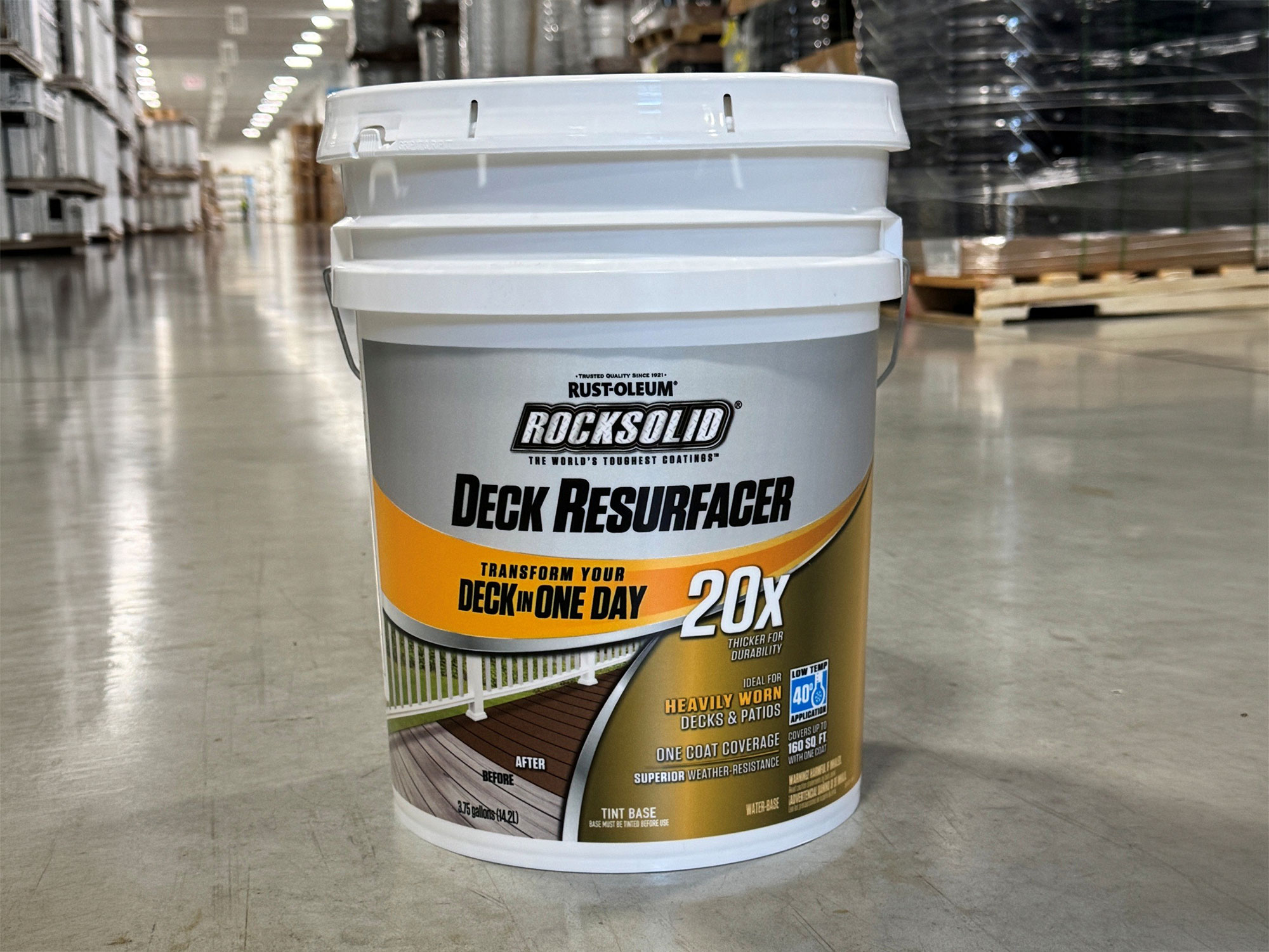 Five-gallon industrial bucket decorated with full-color direct printing