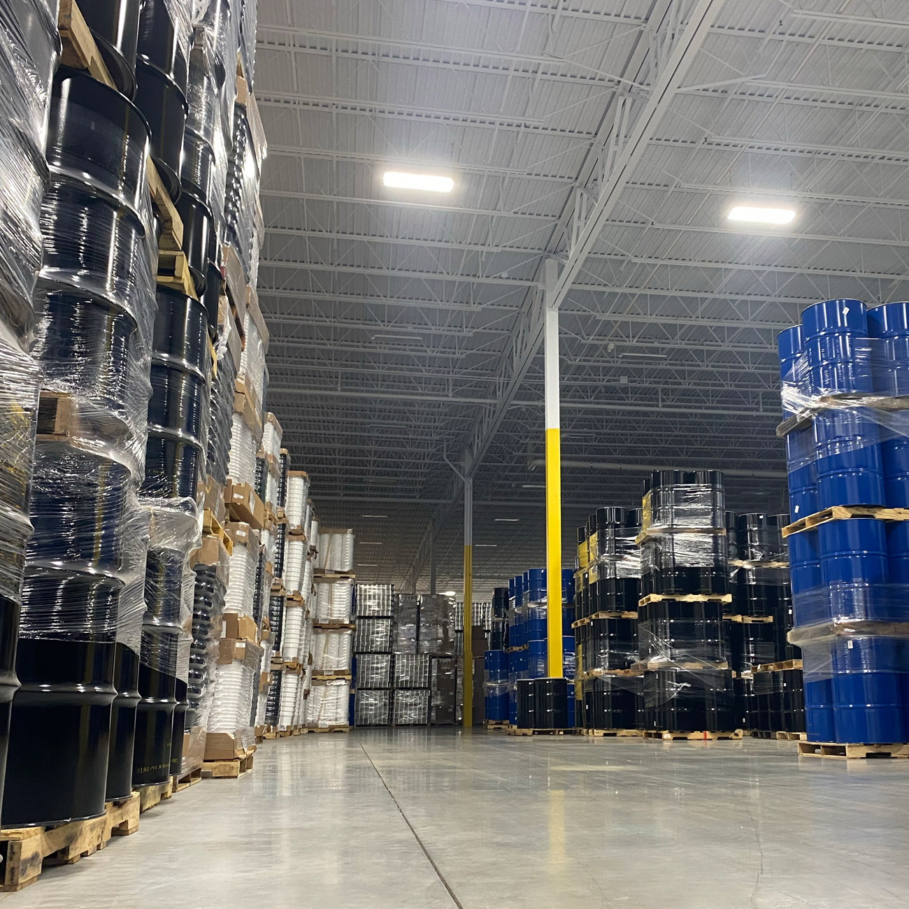 Forecast-driven customer inventory staged and ready to release at an ILLING Packaging warehouse